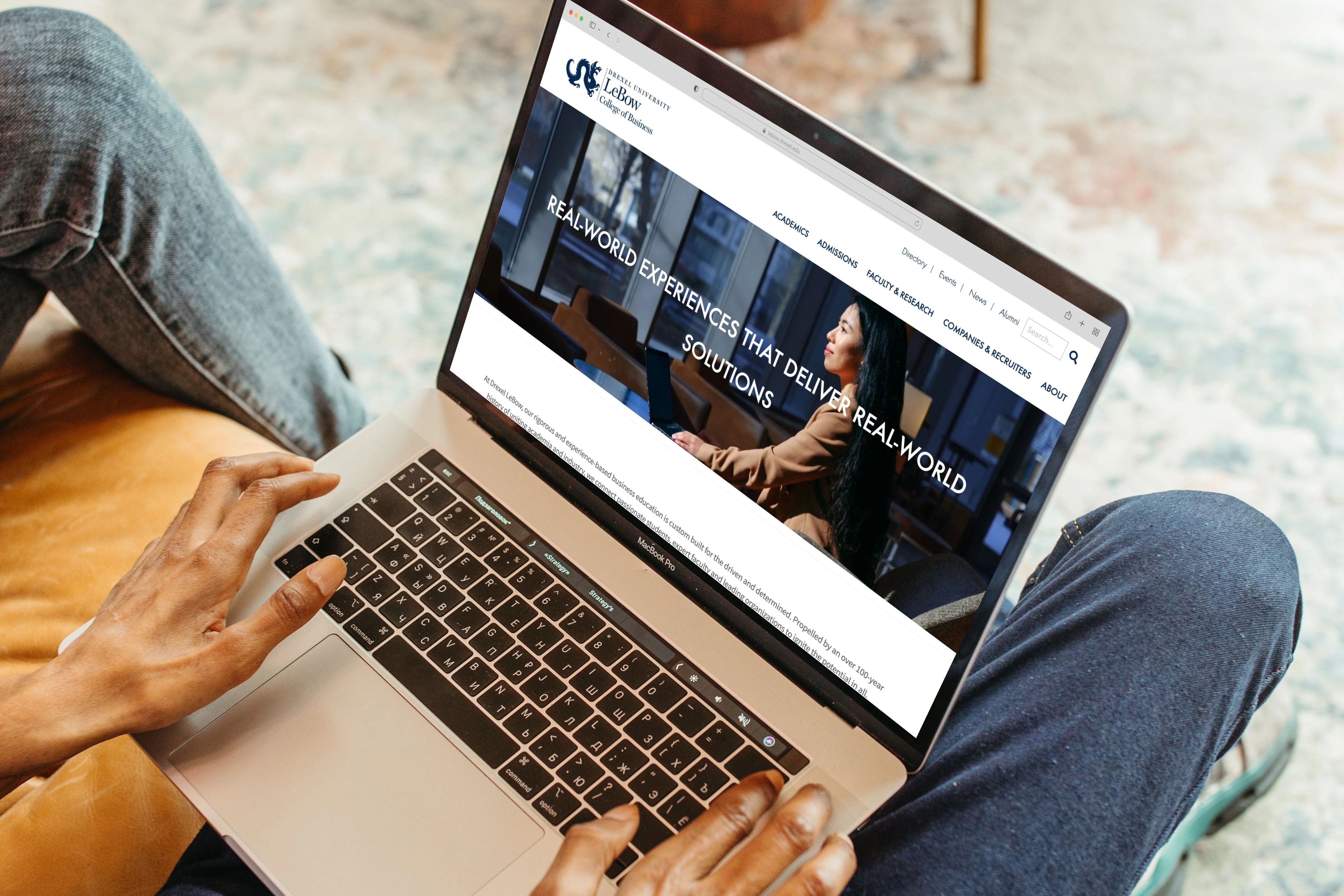 Redesigning a University Department’s Website with UX Strategy and Visual Branding